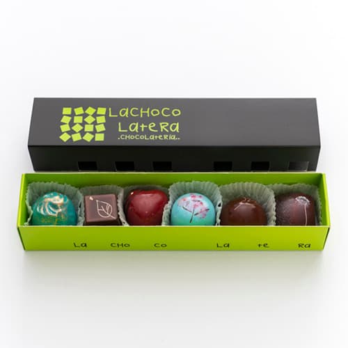 Box of fresh bonbons